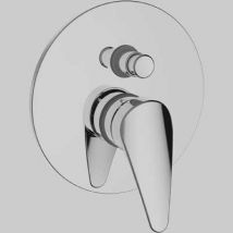 MISCELATORE INCASSO CON DEVIATORE TONE Completo Cromo TEOREMA