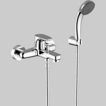 MISCELATORE VASCA ESTERNO CON DOCCETTA BING Cromo TEOREMA