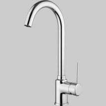 MONOCOMANDO LAVELLO CUCINA M4 CANNA ALTA GIREVOLE Cromo MAMOLI