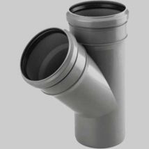 BRAGA UGUALE PP-HTS GEBERIT - DM 50-50 45 ° - 20 pezzi - GEBERIT