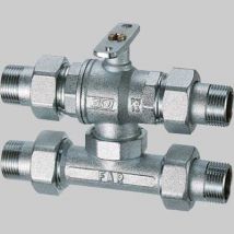 VALVOLA DI ZONA FAR 3 VIE CON TEE DI BYPASS 1 FAR