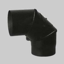 GOMITO A 90 ° GIREVOLE PER STUFE A LEGNA EE ? 120 mm MADE IN ITALY