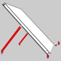 TELAIO DI MONTAGGIO PER TETTO PIANO 1 collettore FERROLI