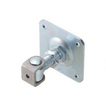 CARDINE A SALDARE REGOLABILE ZINCATO CON CAVALLOTTO E PIASTRA ART.378- - mm.30x41x81 M18 - 5 pezzi COMBI