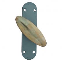 CREMONESE PER INFISSI METALLICI impugnatura in ferro ottonato- 10 pezzi - IBFM