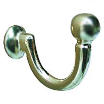 GANCIO PER TENDA grande mm 25 x 44 - oro- 20 pezzi - BIENNEBI