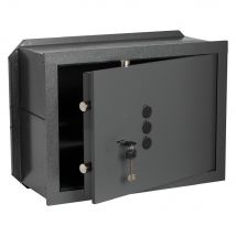 CASSAFORTE CON CHIAVE E COMBINAZIONE '82210' cm 42 x 30 x 25 - 2+2 catenacci - CISA