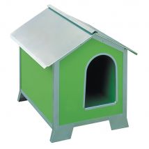 CUCCIA CON TETTO ZINCATO 'POLAR' cm 56 x 76 x H 77 - NOVITAL