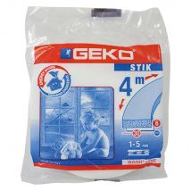 PARAFREDDO IN SPUGNA PER PORTE E FINESTRE 'STIK' mm 10 x mt. 8 - bianco- 50 pezzi - GEKO