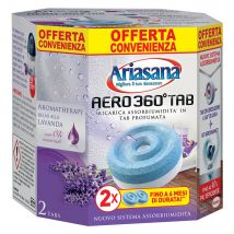 RICARICA ASSORBIUMIDITA' 'ARIASANA AERO 360 ° BIPAC bipack (2 x gr.450) inodore- 12 confezione - ARIASANA