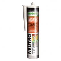 SILICONE NEUTRO PER LATTONERIA 'GEBOSIL' grigio ml 310- 24 pezzi - G&B