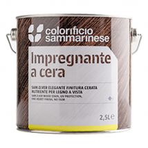 IMPREGNANTE A CERA 'SAMOLEGNO' Lt. 0,750 Castagno- 6 pezzi - COLORIFICIO SAMMARINESE