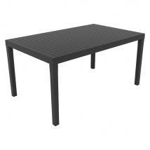 TAVOLO IN POLIPROPILENE 'PALAU' antracite - IPAEPROGARDEN""