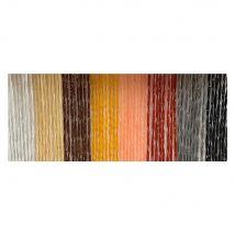 TENDA ELICOIDALE 'ACQUARIO' cm. 140 x 240 - bianco/glitter arg. - MADE IN ITALY