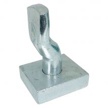 PERNO E PIASTRA PER CARDINE mm 20 (110/20 + 115/20,5) - portata 300 kg- 20 pezzi - COMUNELLO