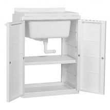 MOBILE LAVATOIO ANTA DOPPIA LUCCHETTABILE cm 60 x 45 x h.85 - TRIOPLAST