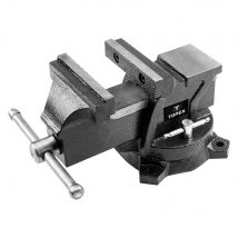 MORSA DA BANCO BASE GIREVOLE larghezza ganasce mm 125 - TOPEX