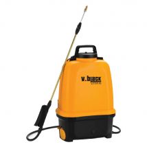 POMPA IRRORATRICE A BATTERIA 'V.BLACK VITA' Lt 16 - lancia telescopica alluminio/ottone - VOLPI