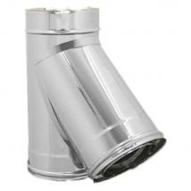 RACCORDO DOPPIA PARETE A 'Y' 135 ° EE ¸ cm 15/20 - KASART