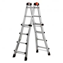 SCALA MULTIUSO 'PEPPINA' gr. 4+4 - ap. cm 376 / ch. cm 115 - GIERRE