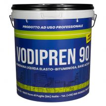 GUAINA BITUMINOSA LIQUIDA 'VODIPREN 90' kg. 18 - nera - VODICHEM