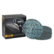 DISCO ABRASIVO CIRCOLARE MULTIFORO 'GALAXY MULTIFIT GRIP' Ø 125 mm - grana 40- 50 pezzi - MIRKA