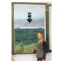 ZANZARIERA AVVOLGIBILE VERTICALE cm 120 x 160 bianco - IRS