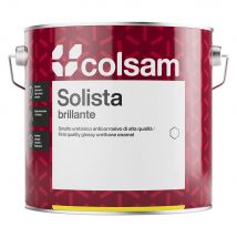 SMALTO SINTETICO BRILLANTE 'SOLISTA' Lt. 0,750 Giallo sole- 6 pezzi - COLORIFICIO SAMMARINESE
