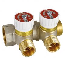 COLLETTORE CON RUBINETTO D'ARRESTO 'ART. 227' 4 vie- 5 pezzi - ICMA