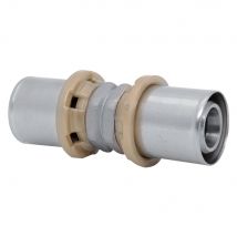 RACCORDO A PRESSARE DIRITTO DOPPIO 'ART. 400' 20 x 20- 10 pezzi - ICMA