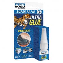 ADESIVO ISTANTANEO UNIVERSALE GEL 'ULTRA GLUE UNIVERSAL GEL' gr. 3- 20 blister - ONEBOND