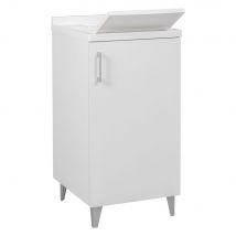 MOBILE LAVATOIO ANTA SINGOLA 'WOODY TOP' cm 45 x 50 x h.87 - TRIOPLAST