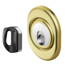 DEFENDER MAGNETICO PER SERRATURE ATRA 'MR 503F' inox ottone lucido - DISEC