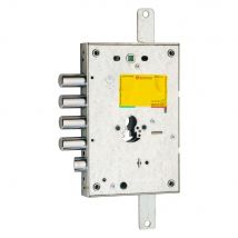 SERRATURA DA APPLICARE TRIPLICE PER PORTE BLINDATE '265' interasse pistoni 28 mm - E63 SX - SECUREMME