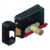 SERRATURA ELETTRICA DA APPLICARE PER FERRO ART. 2449 sinistra - verniciata antracite - FF