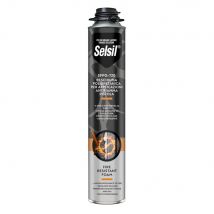 SCHIUMA POLIURETANICA ANTIFUOCO 'SFP-720' ml 750 - per pistola- 12 pezzi - SELSIL