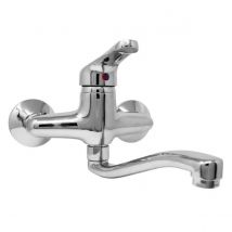 RUBINETTO MISCELATORE MONOCOMANDO PER LAVELLO A PARETE SERIE PEGASO BIANCO 1/2 RUBINETTERIA PAFFONI Spa