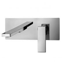 RUBINETTO MISCELATORE MONOCOMANDO PER LAVABO INCASSO 2 FORI CON BOCCA A MURO SERIE ELLE 1/2 RUBINETTERIA PAFFONI Spa