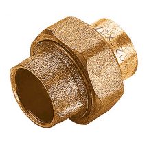 BOCCHETTONE A SALDARE FEMMINA FEMMINA IN BRONZO SERIE 4000 1 ø28 FRA-BO SPA