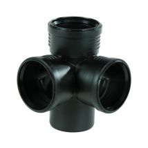 BRAGA A SCAGNO 875 ° AD INNESTO IN PP CON GUARNIZIONE SERIE SILENT EE ¸110 GEBERIT