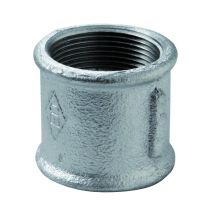 RACCORDO DIRITTO INTERMEDIO FEMMINA FEMMINA IN GHISA MALLEABILE ZINCATO 4 GEORG FISHER