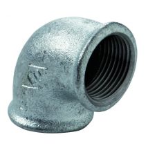 RACCORDO CURVO FEMMINA FEMMINA IN GHISA MALLEABILE ZINCATA 4 GEORG FISHER