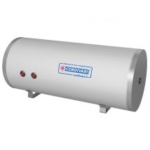 BOLLITORE ORIZZONTALE CON SCAMBIATORE A INTERCAPEDINE PER ACQUA CALDA SANITARIA MODELLO INTERKA WB - LT 80 - COR