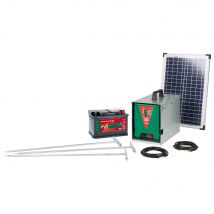 ELETTRIFICATORE A PANNELLO SOLARE IN KIT 'SAVANNE 3000' 12V - ALBERT KERBL