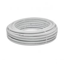 TUBO MULTISTRATO RIVESTITO GRIGIO AD ALTA DENSITÀ ESTERNA E FLESSIBILITÀ MODELLO MIXAL HDPE/PE-XB - ø16X2 - HDPE/PE-XB - SPESSORE ISOLAMENTO 6MM - 50 metri- VIL