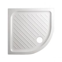 PIATTO DOCCIA SEMICIRCOLARE IN CERAMICA MODELLO GEMMA 2 H.7 - CM 90X90 - CEI