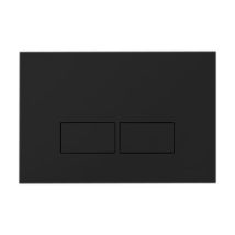 PLACCA DI COMANDO DUE TASTI MODELLO TROPEA P3 NERO OPACO - NERA OPACA - VIL