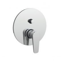 RUBINETTO MISCELATORE MONOCOMANDO INCASSO DOCCIA A 2 USCITE CROMATO SERIE ORANGE - 1/2 - PAF