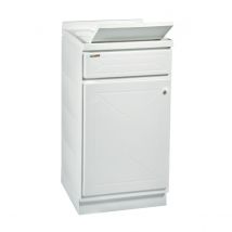 MOBILE LAVATOIO IN POLIPROPILENE PP BIANCO A UN ANTA MODELLO TOP LINE - DIM: L=50CM P=50CM H=87CM - 1 ANTA - TRO