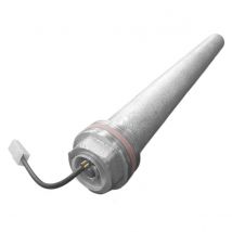 ANODO DI MAGNESIO CON TAPPO ISOLATO - 32X450 ø11/4 - COR